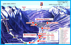 горнолыжная трасса в Эсто-Садок